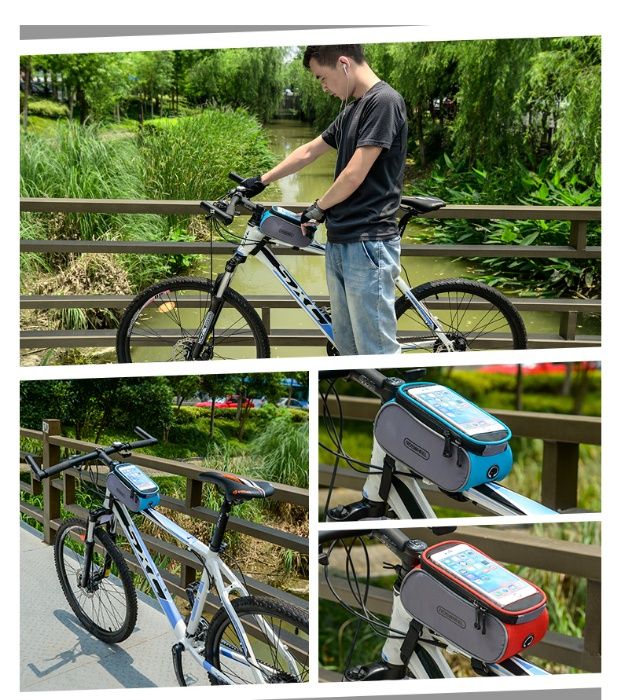 Roswheel borseta cadru bicicleta telefon 6.0 inch 1.5l geanta