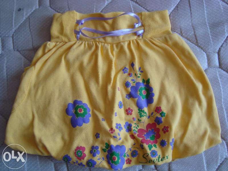 Модерна поличка за малка госпожица и красив блузон за зимата