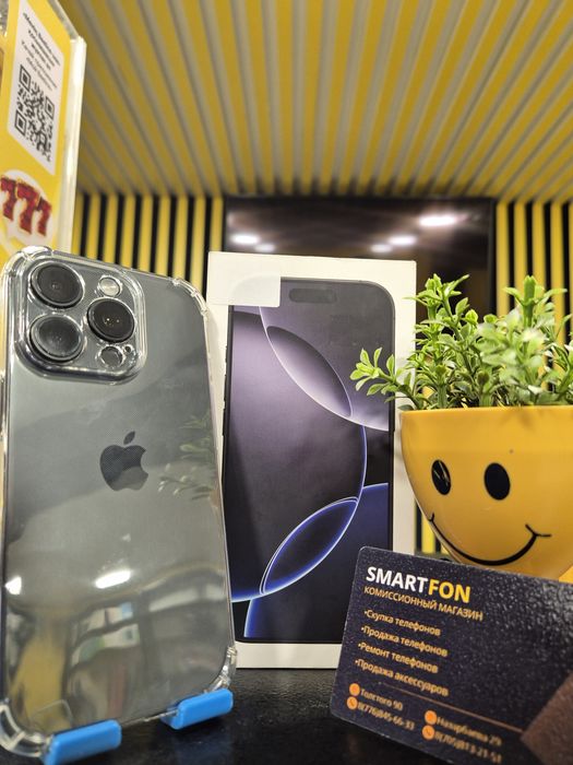 Iphone 16Pro,128гб,93%,Kaspi0-0-24