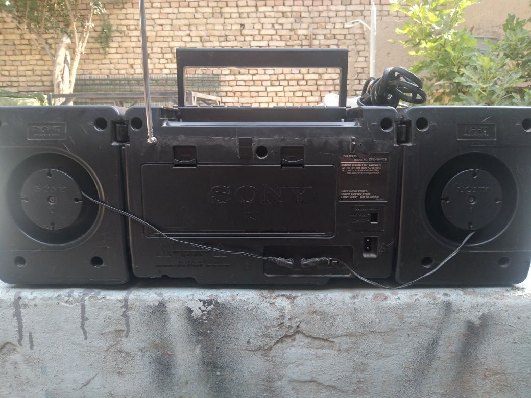 Радиомагнитолла SONY  двухкассетный