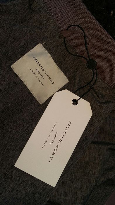 Selected Homme Identity Shark bomber jacket бомбер яке горница ново