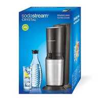Уред за газиране на напитки Sodastream, стъклена гарафа, CO2 бутилка