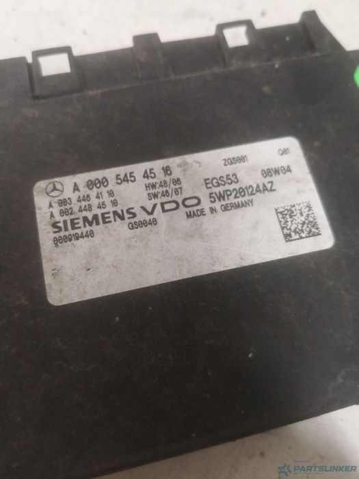 Calculator cutie viteza MERCEDES-BENZ C-CLASS (W204) [ 2007 - 2014 ] C 220 CDI (OM 651.911) 125KW|170HP OEM A0005454516