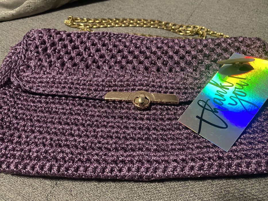 Дамска чанта плетиво НОВА