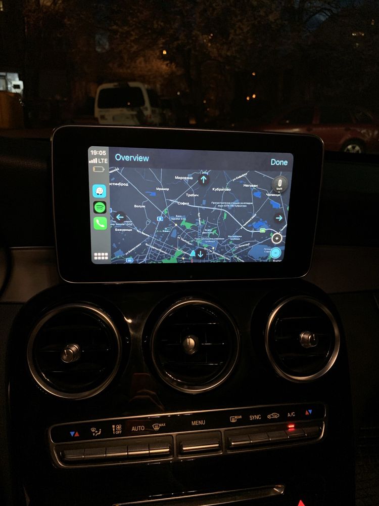 Carplay AMG Меню AndoidAuto Mercedes Agility Sport W205 W213 W212 W218
