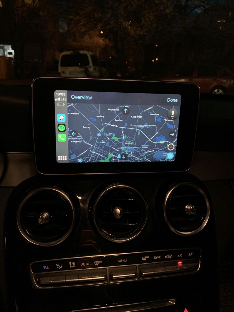 Carplay AMG Меню Andoid Auto Mercedes Agility M Sport W205 W213 W222