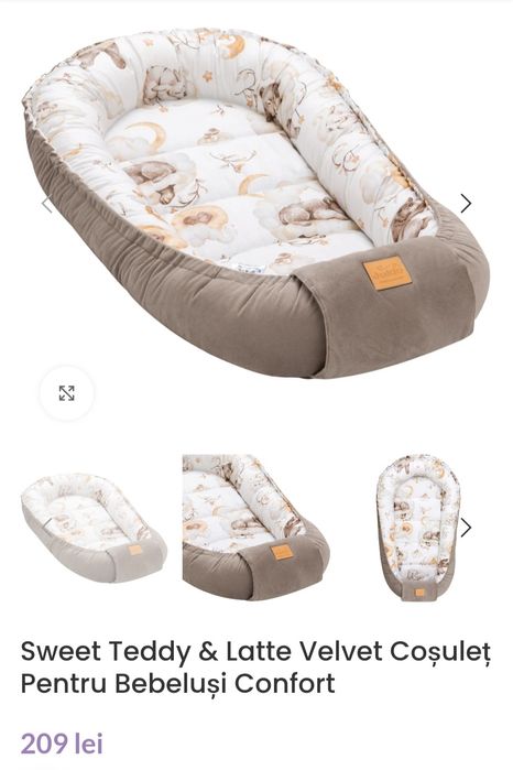 Cosulet bebelusi Baby Nest, cuib, jukki