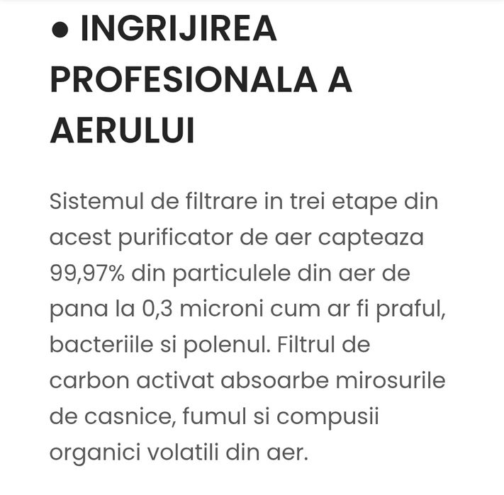 Purificator de aer Levoit-H133-RBK