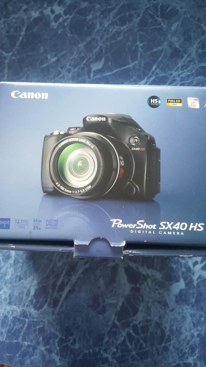 Фотоаппарат CANON PowerShot SX40 HS совершенно новый