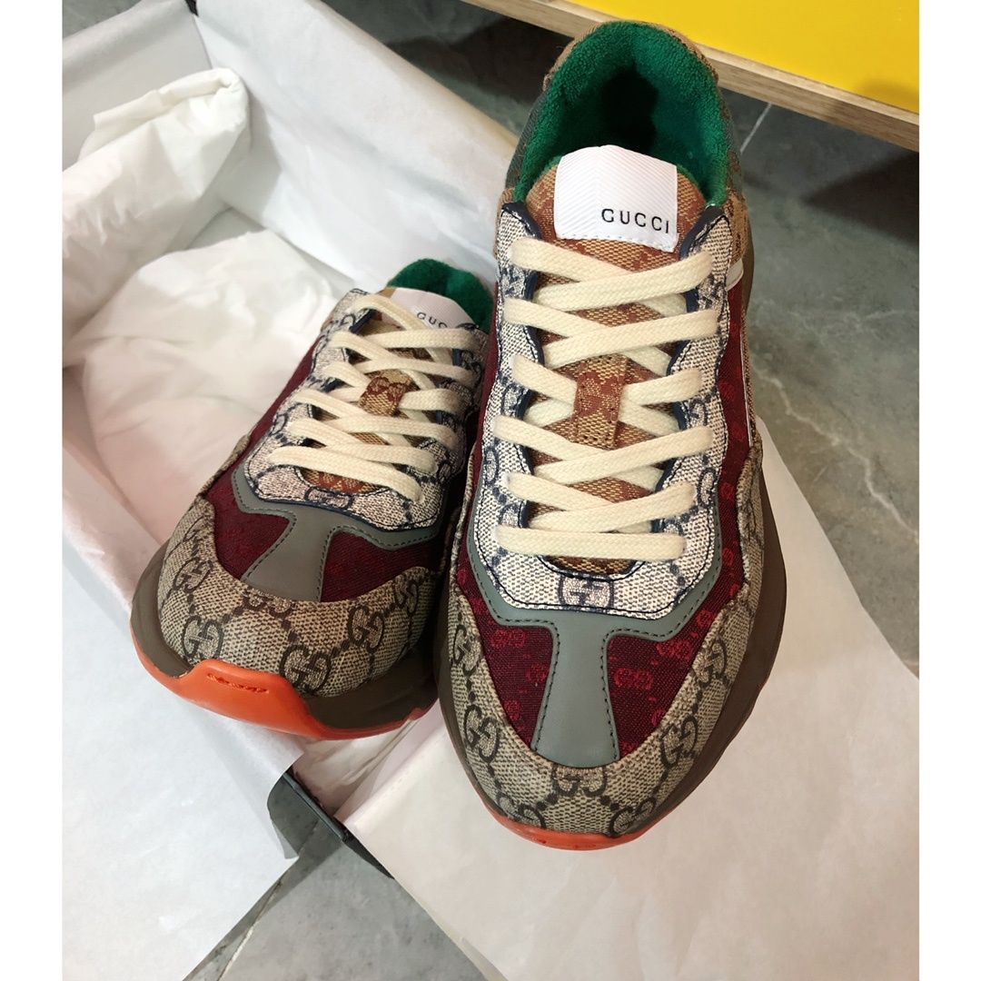 Adidasi Gucci Rhyton GG unisex, marimi 35-44, tip Premium
