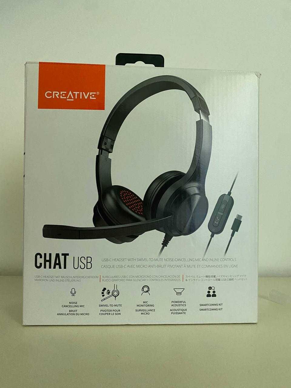 Слушалки Creative Chat USB