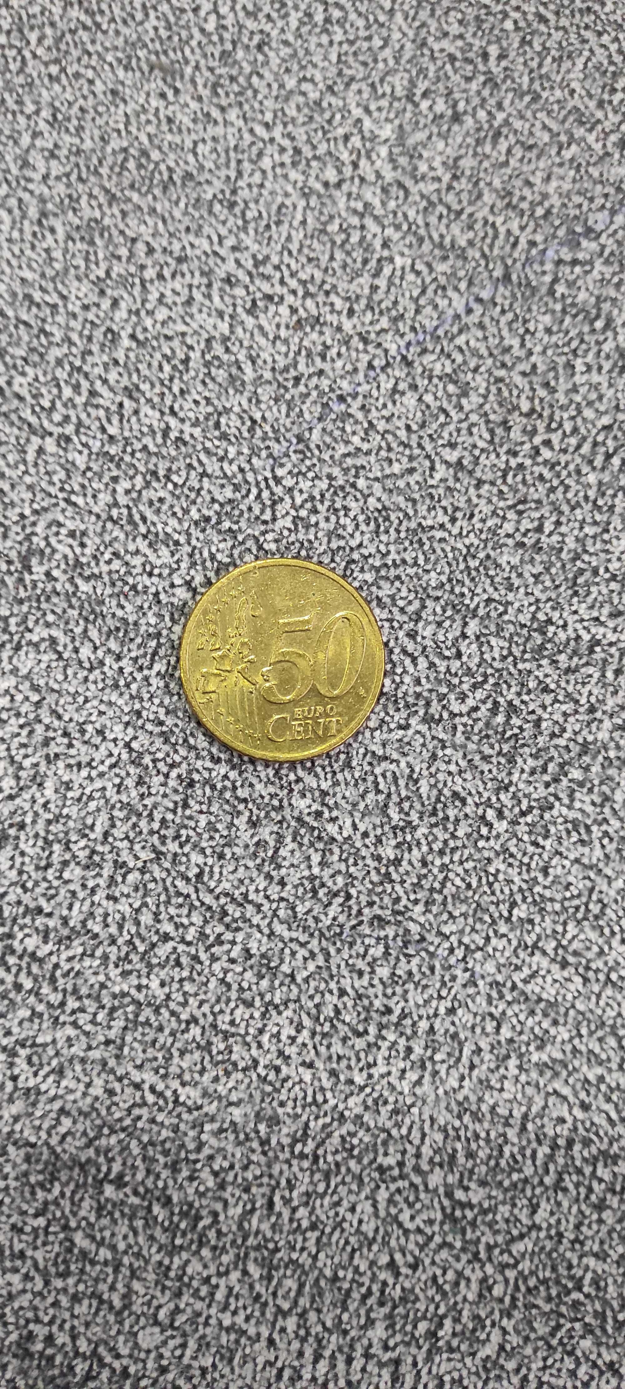 Vand monedă 50 cenți din 2002