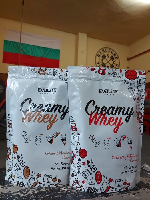 Протеин Creamy Whey (ягода и карамел)