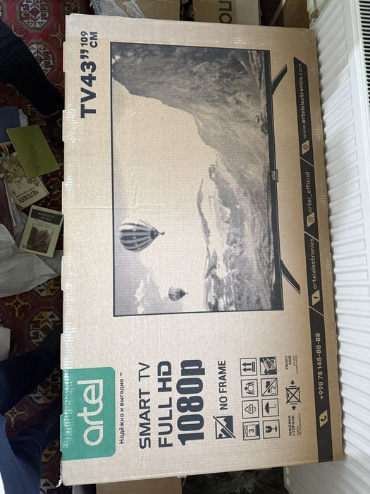 Телевизор сотилади,янги хали очилмаган смарт оригинал