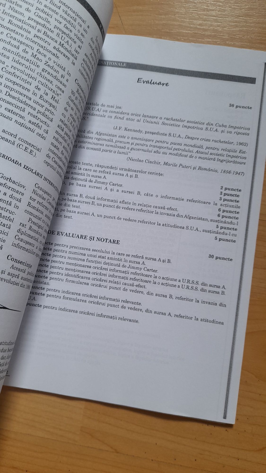 Istoria pe intelesul tuturor, materie bac clasa a XII a
