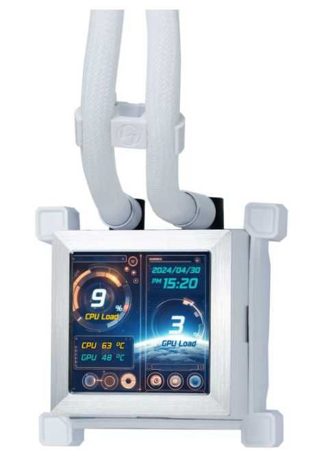 Ново! Водно охлаждане Lian Li HydroShift LCD 360TL ARGB White