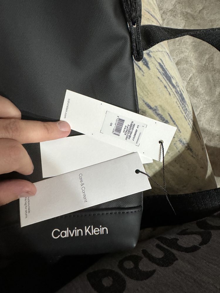 Мъжка кожена чанта Calvin Klein