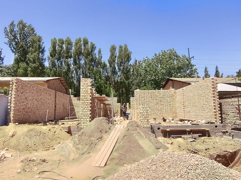 Nuldan uchastka kutaramiz gisht terish beton quyish tom yopish xizmati