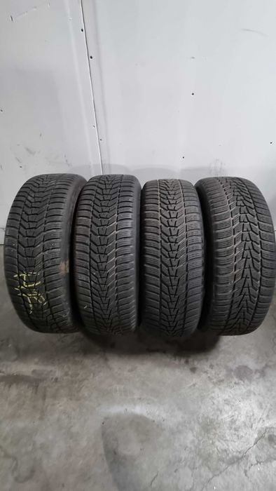 Jante aliaj Hyundai Santa Fe 3 + Cauciucuri de iarna Hankook