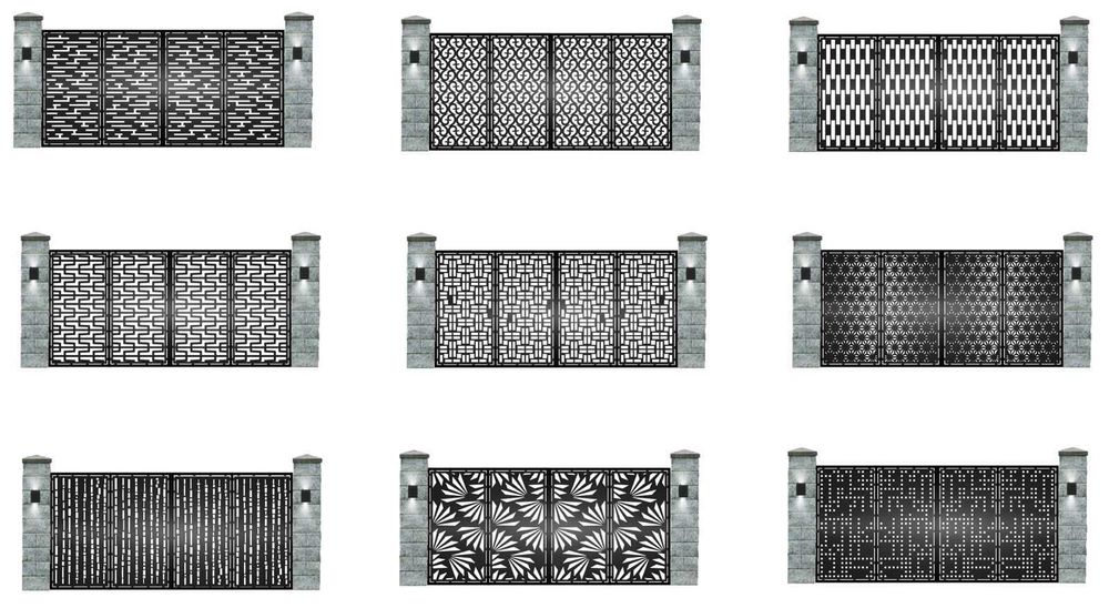 Panouri gard debitate CNC laser