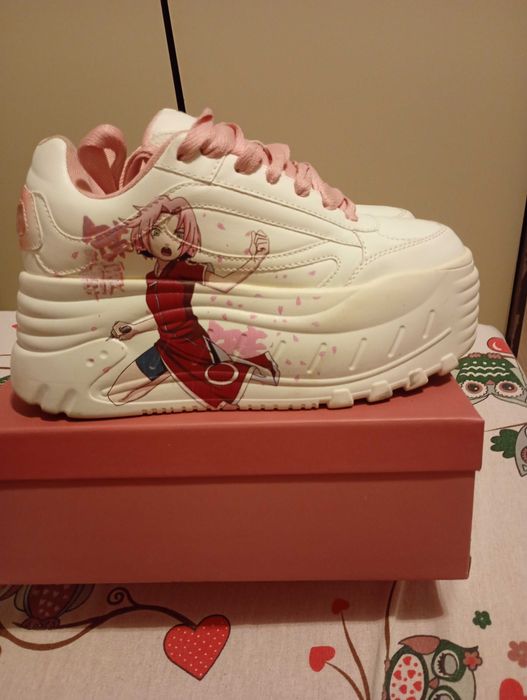 Pantofi sport cu platforma Bershka