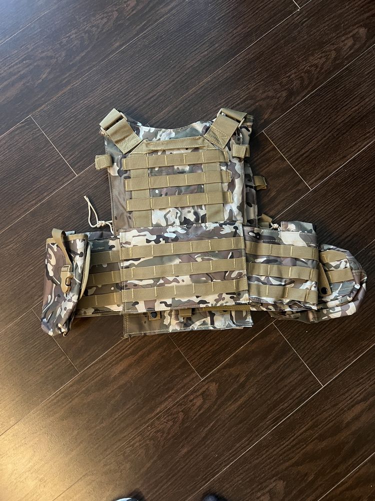 Vestă Tactică Airsoft Camuflaj