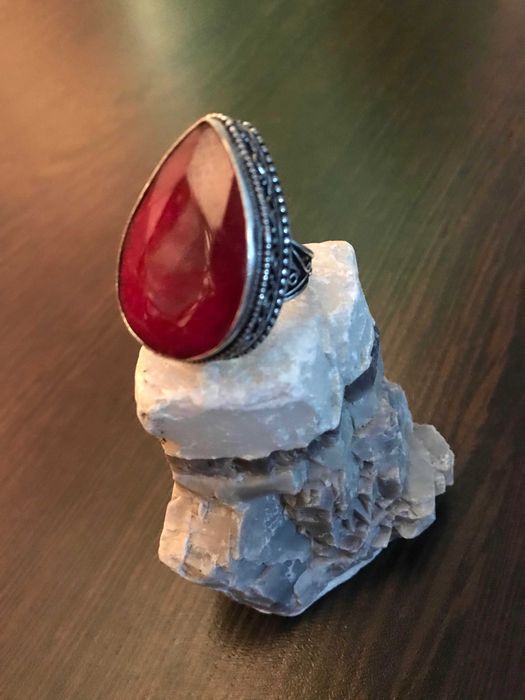 Inel Argint 925 cu Piatra Semipretioasa Rubin