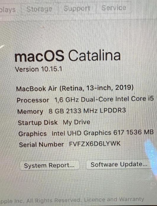 MacBook Air 13” (2019)