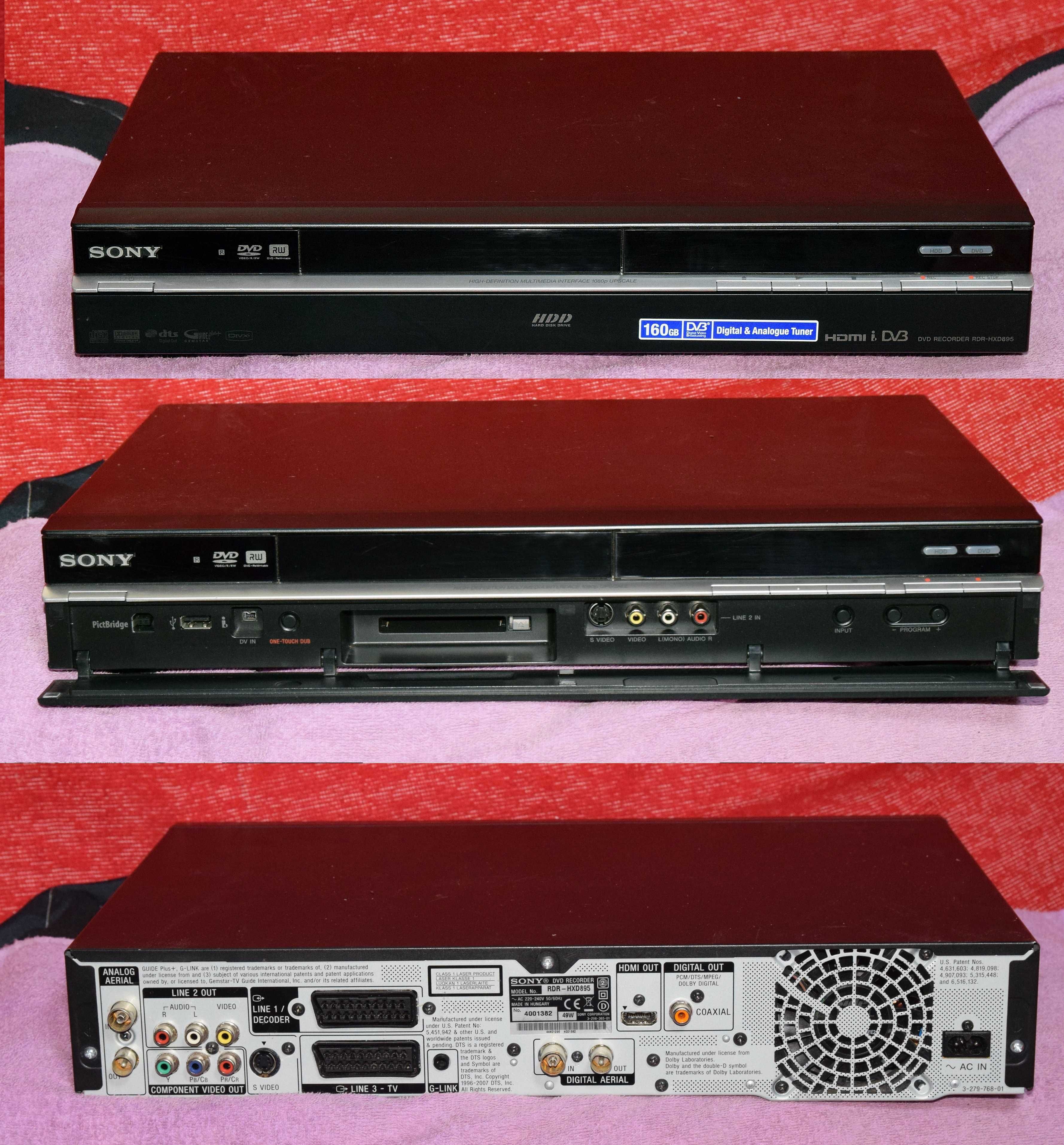 DVD recorder Panasonic , Sony si Pionier