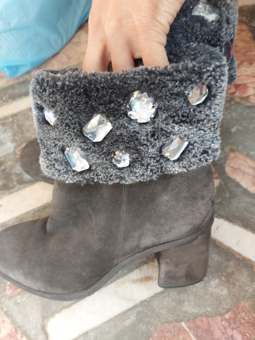 Botine piele dama 36