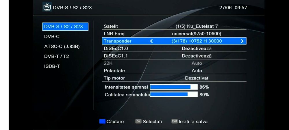 Vâbd receptor /receiver/decodor Gt media V8 UHD 4k