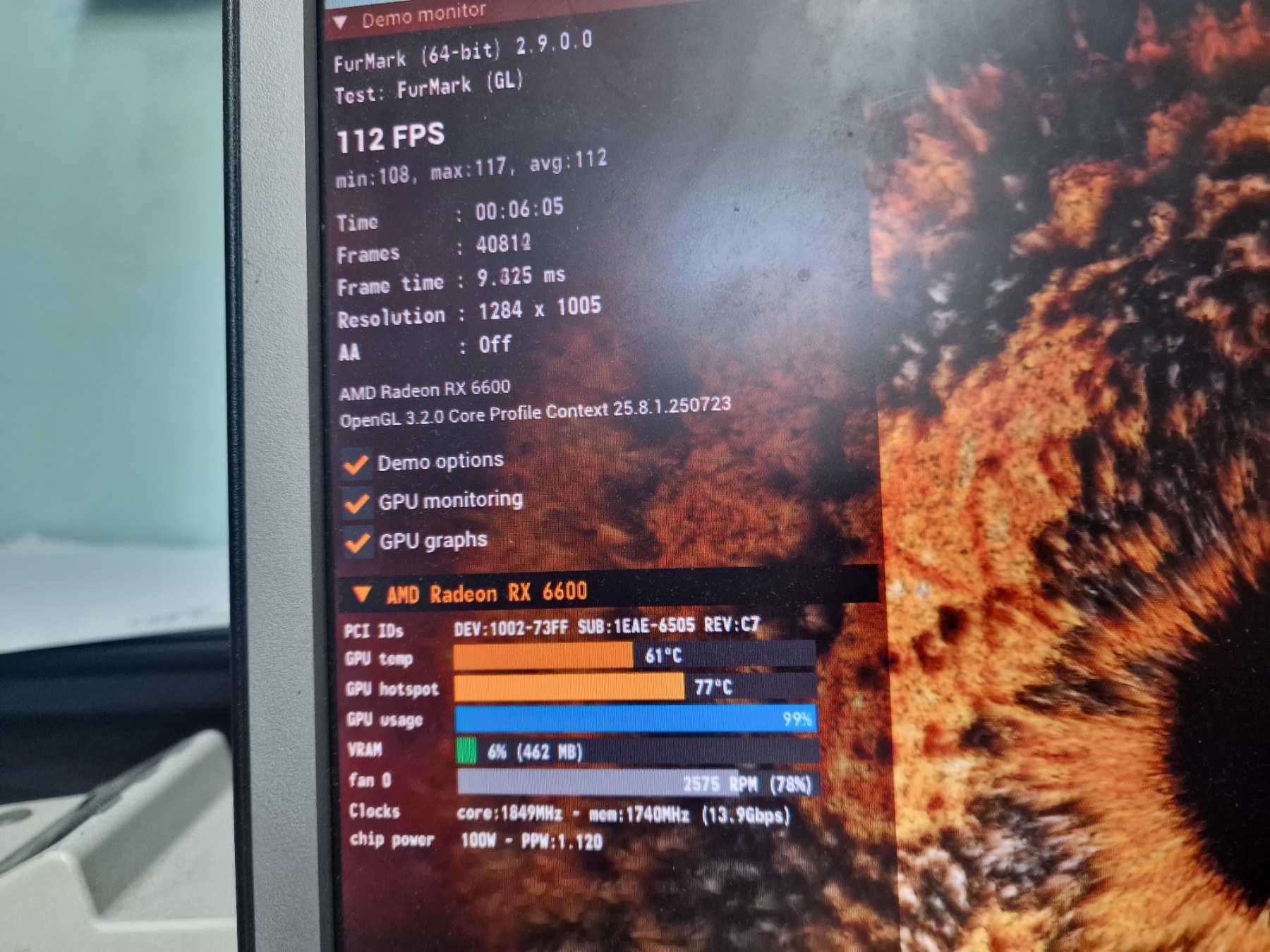 XFX SWFT 210 AMD Radeon™ RX 6600  8gb  Гаранция 3 месеца!