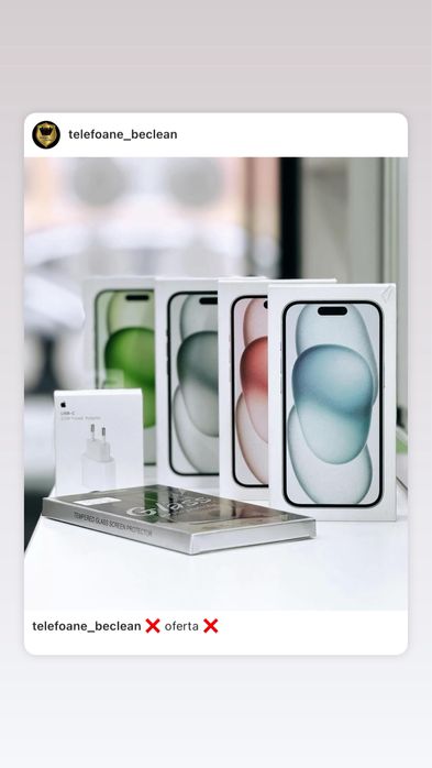 Iphone 15 Sigilat Black