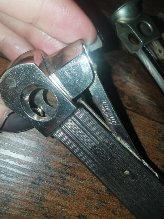 Резачка Солинген за пури месинг дръжка от кокал рог SOLINGEN