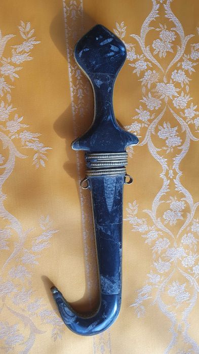 PUMNAL artizanal AFRICAN, cutit colectie, pietre semipretioase