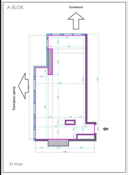 Kvartira продается 3/31/51 на ЖК Nest one