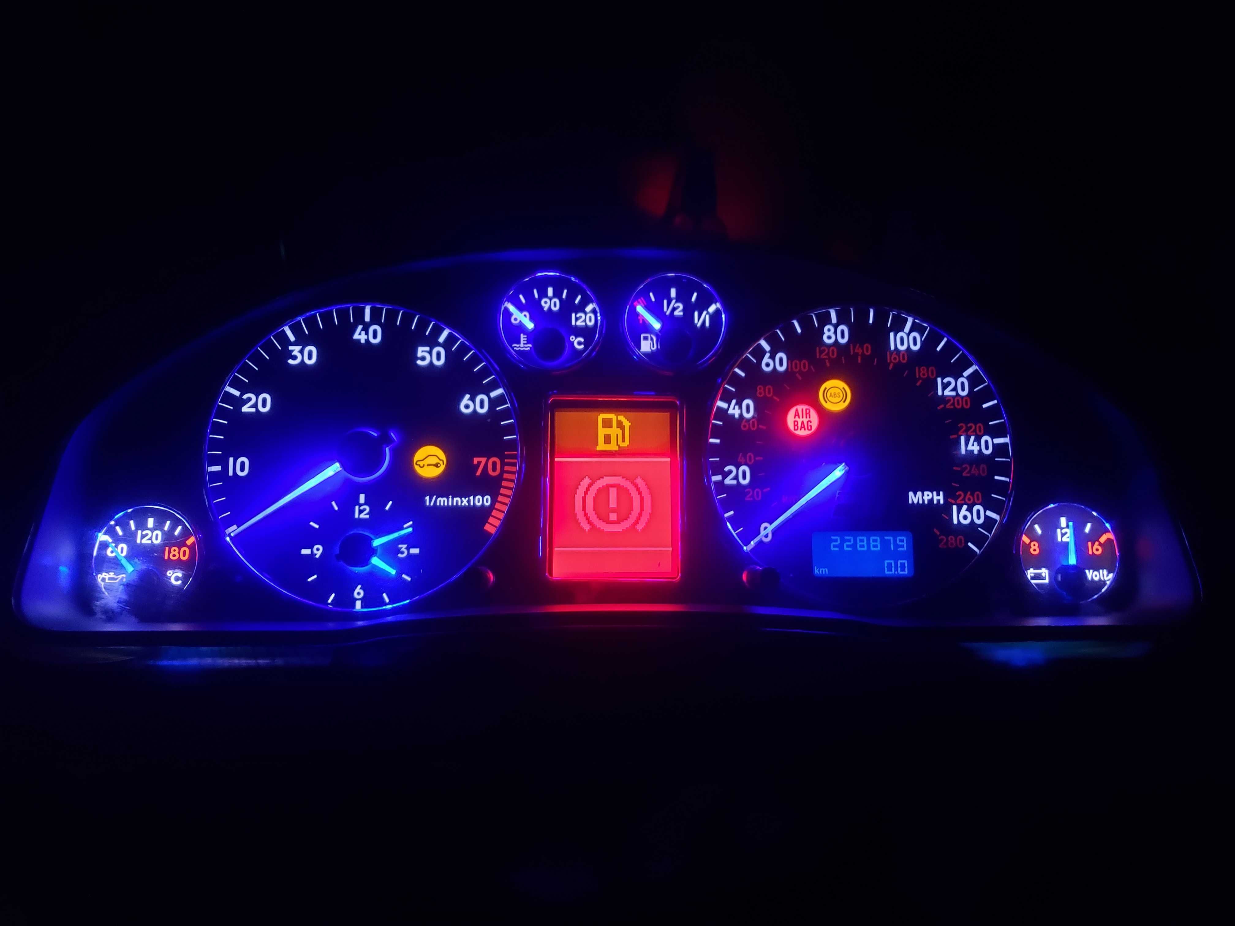 Километраж от Audi S4 B5