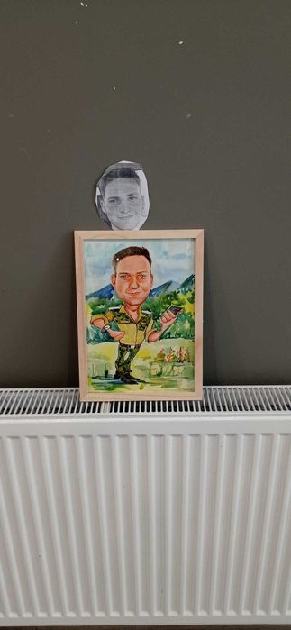 Portrete, caricaturi și desene manuale