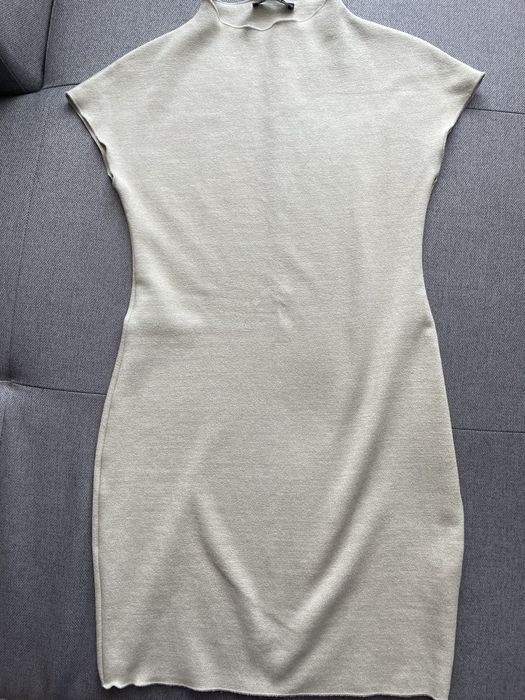 Къса плетена дамска рокля ZARA