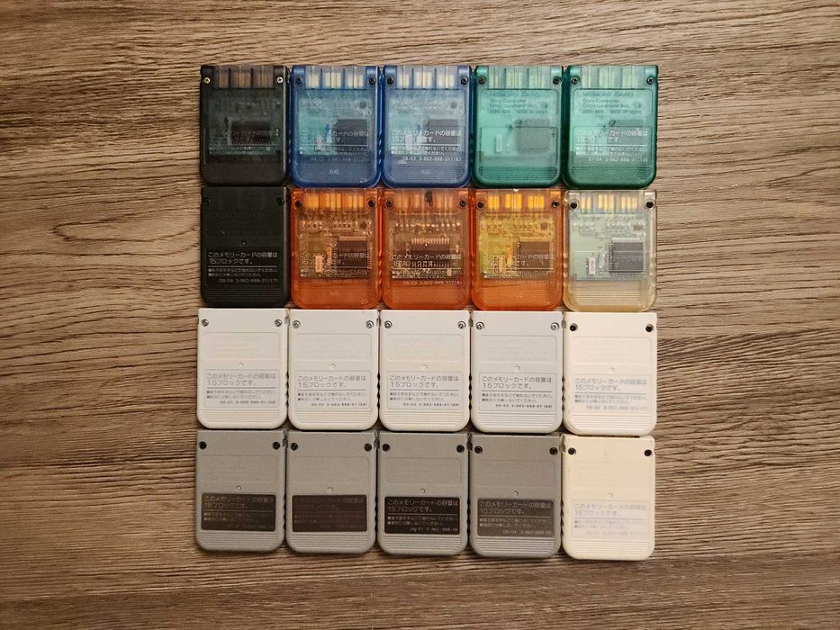 Lot carduri de memorie pentru PlayStation 1 (PS1)