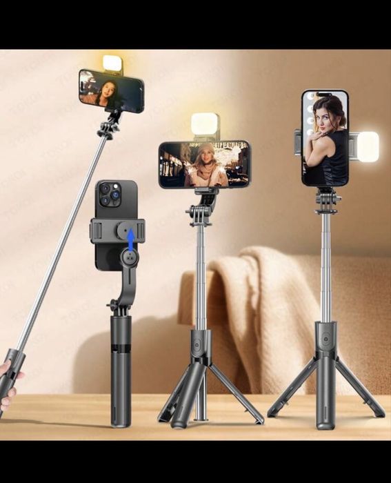 Селфи стик със осветление BLACK FRİDAY