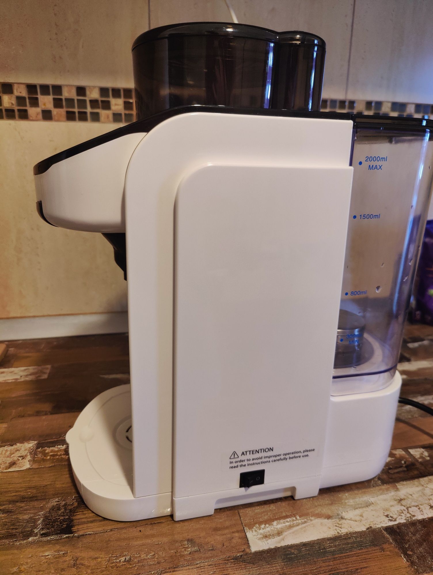 Espressor Lapte Praf Nurio PRO cu Aplicatie Mobila, Functie de Apa Cal