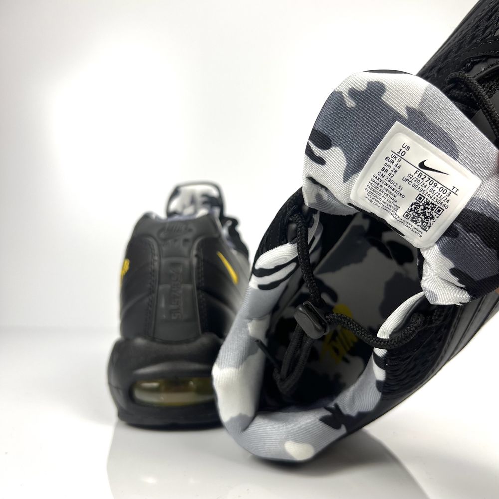 Nike Air Max 95 Corteiz Black Tour Yellow | Размери 40,42,43,44,45,46