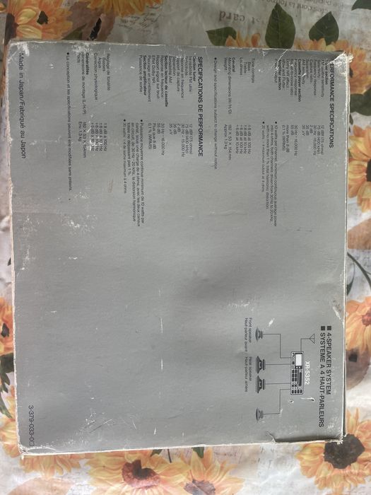 Sony XR-5352. Radiocasetofon de masina