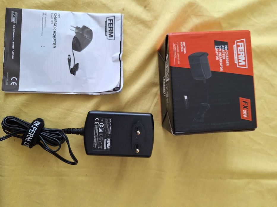 Incarcator  pentru acumulatori 20V,  2A  - 4A   model FERM CDA1169