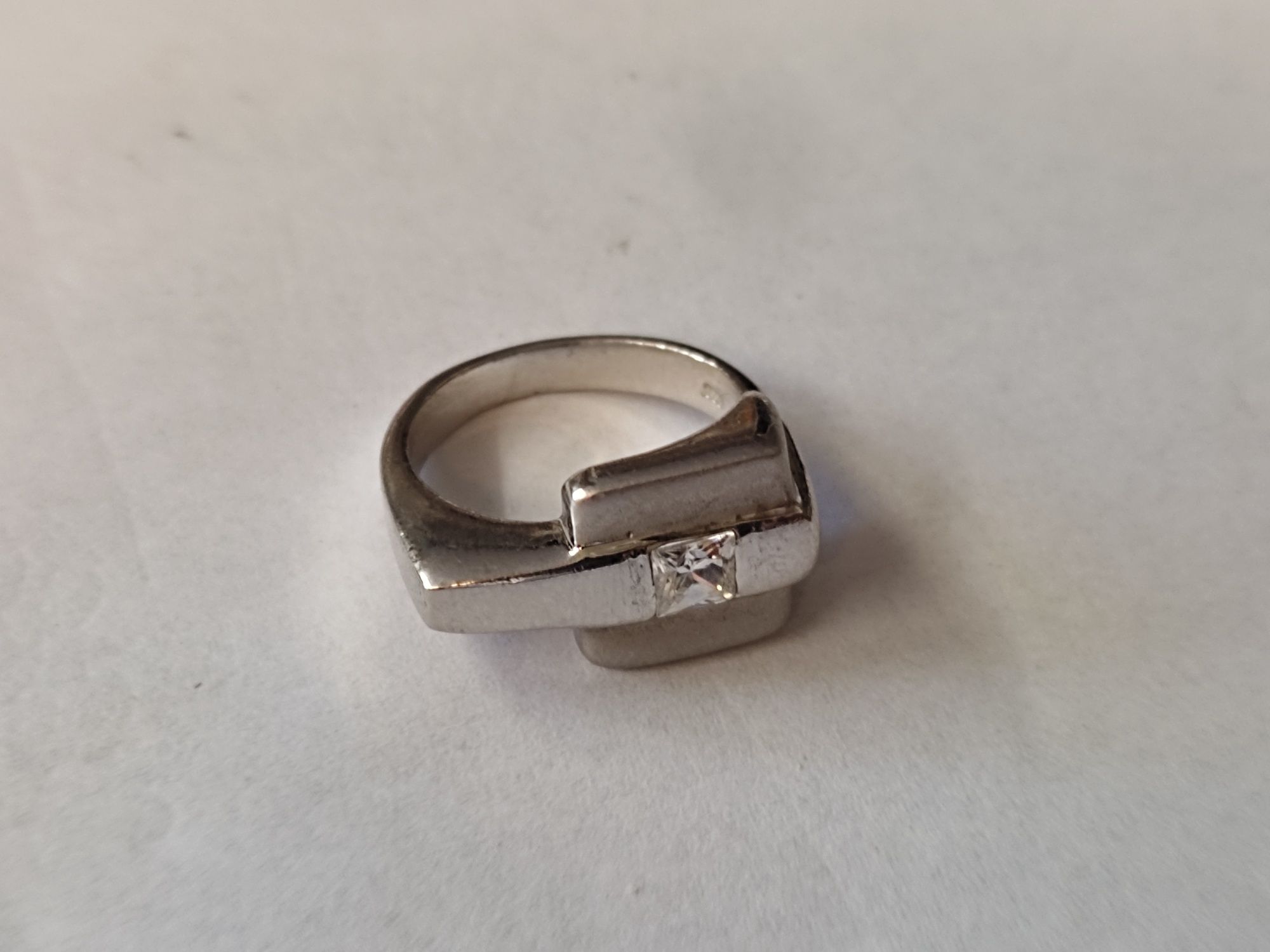 Сребърен пръстен 925 с родиево покритие
