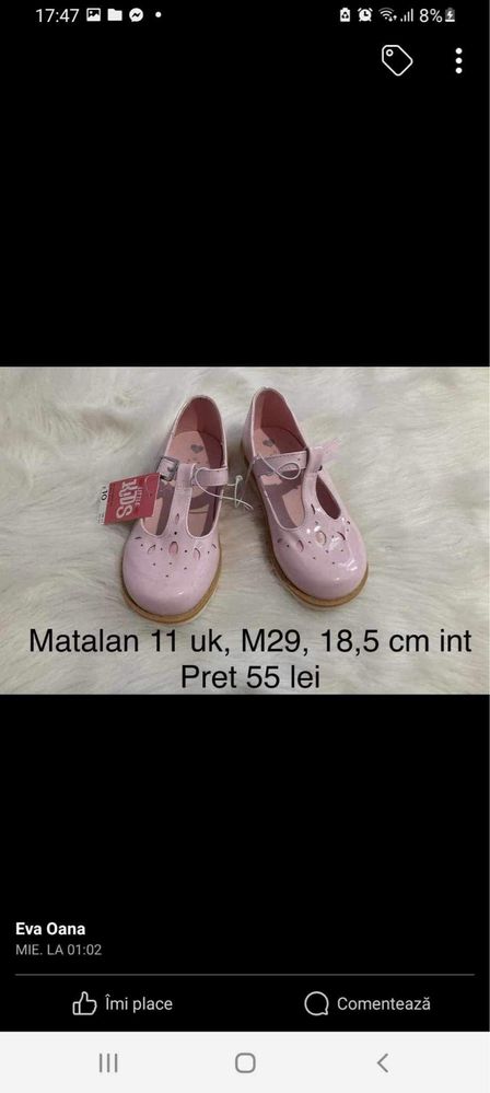 Pantofi noi 11 uk