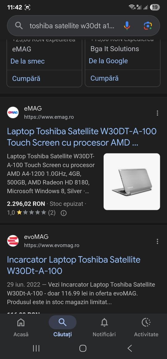 Toshiba satellite w30dt a 100 leptop care se transforma în tabletă