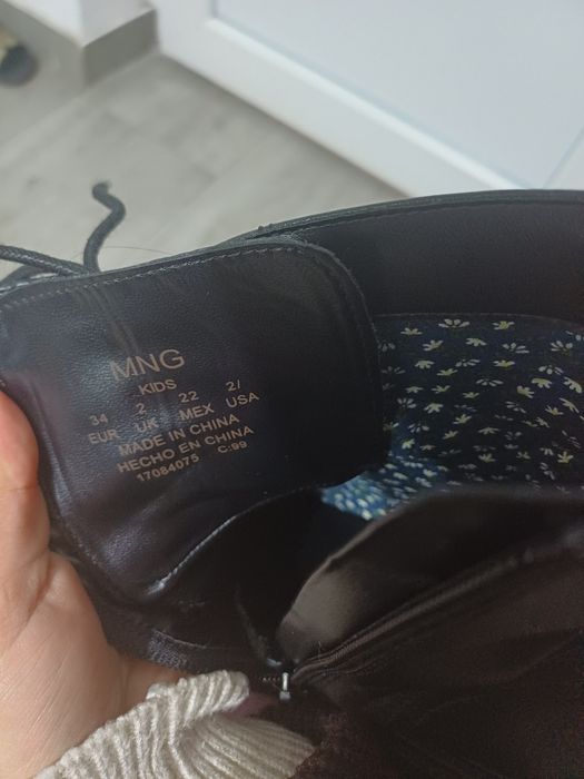 Ghete Mango din piele naturala (bovina )