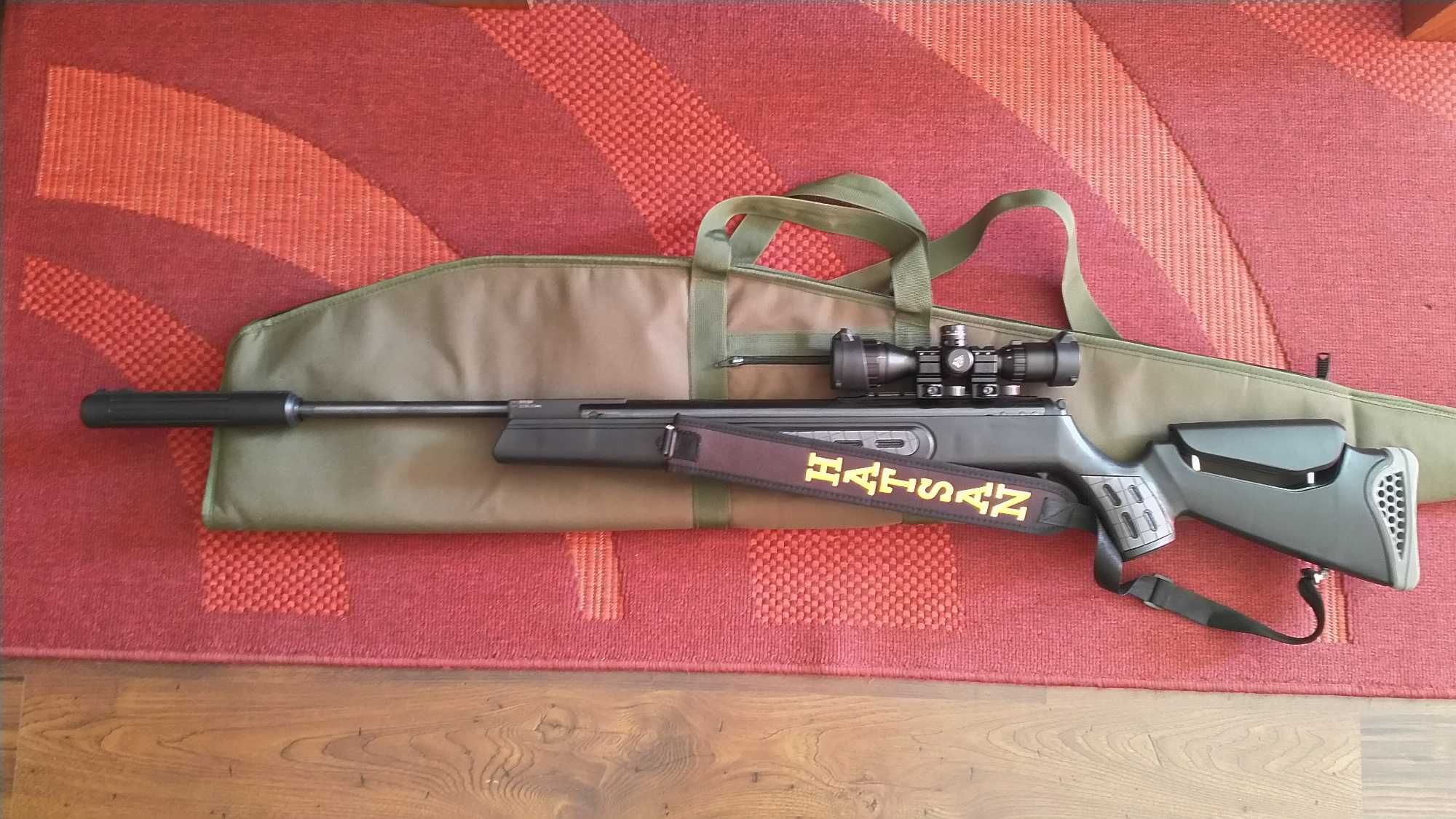 Въздушна пушка Hatsan 125 Sniper с оптика UTG 3-9x32 и калъф